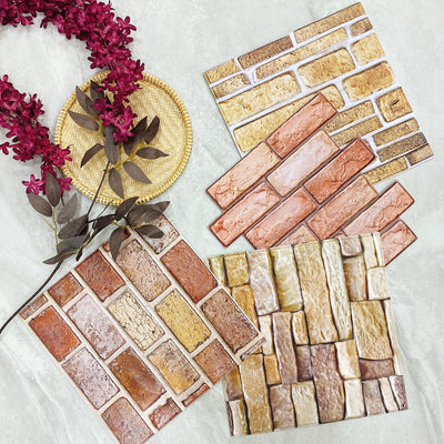 ¿Qué puedo usar para una pared de ladrillos de imitación? DIY Faux Brick Wall Tiles es la mejor manera