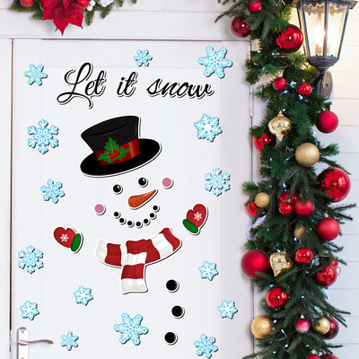 Snowman Decorations Fridge Magnets