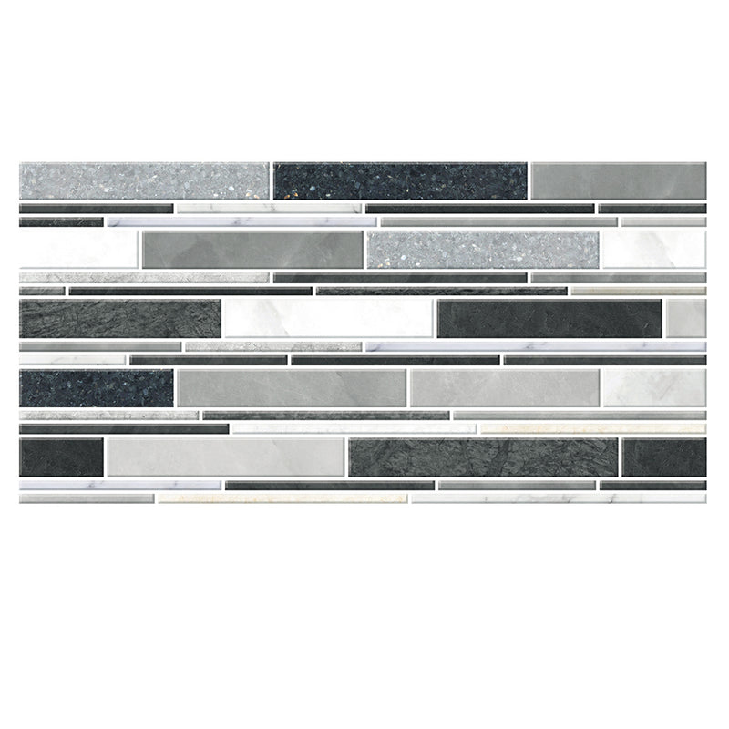 Grey Marble Peel and Stick Tile Stickers