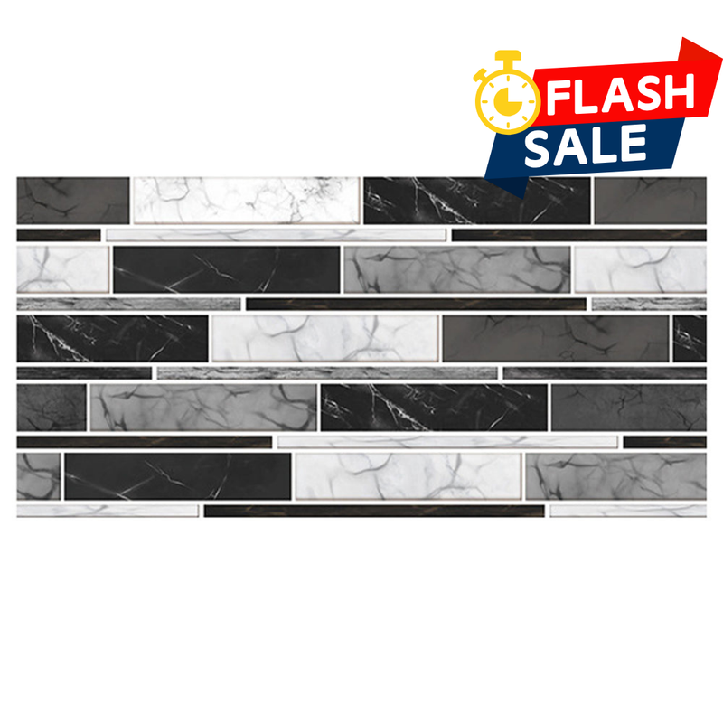 Black Marble Peel and Stick Tile Stickers