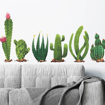 Cactus Peel and Stick Decals - Linentree