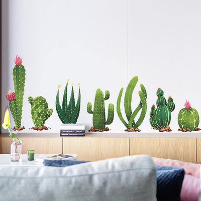 Cactus Peel and Stick Decals - Linentree