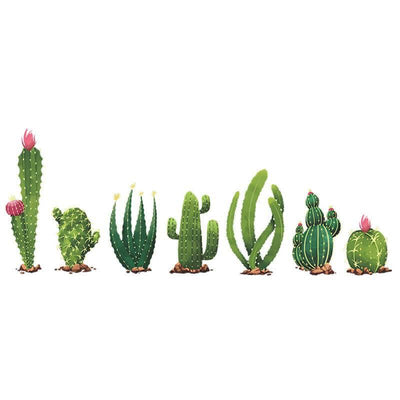 Cactus Peel and Stick Decals - Linentree