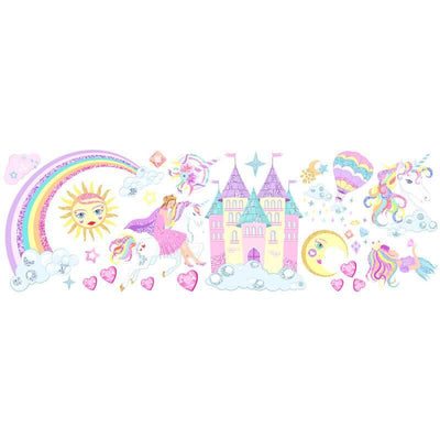 Princess and Castle Peel and Stick Decals - Linentree