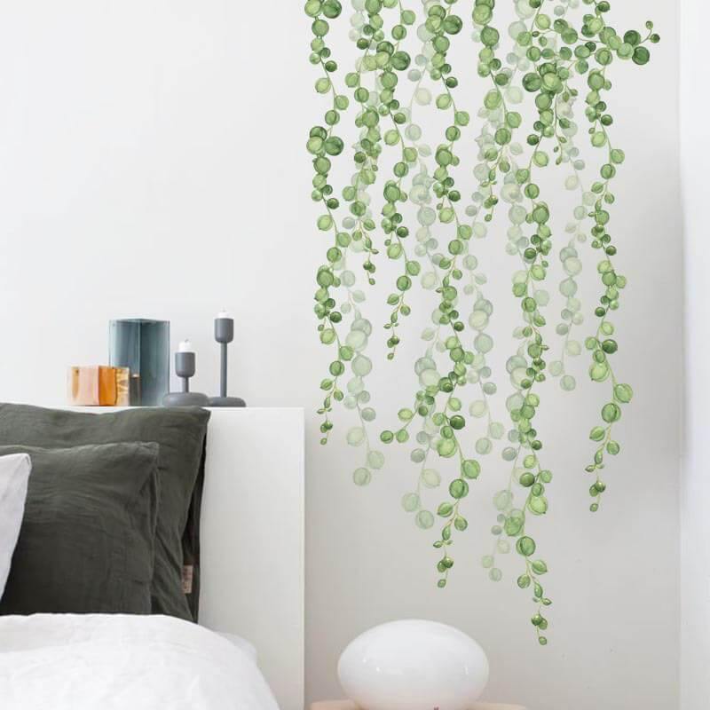 String of Pearls Vine Peel and Stick Wall Decals - Linentree