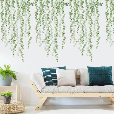 String of Pearls Vine Peel and Stick Wall Decals - Linentree